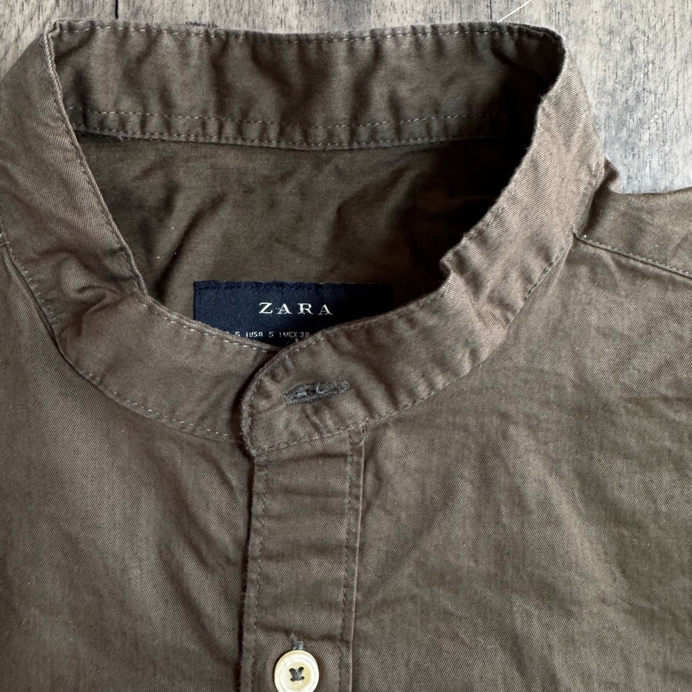 Zara Men's Casual Button Down Shirt - Picture 12 of 14